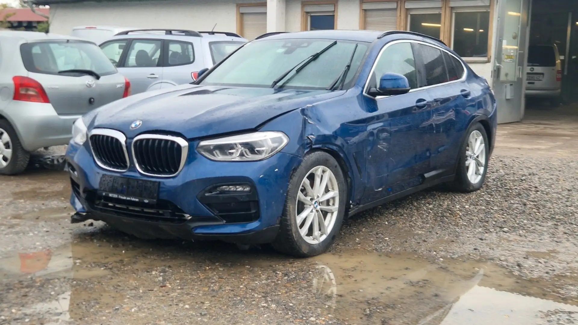 BMW X4 Baureihe X4 xDrive 30 d Advantage Blau - 2
