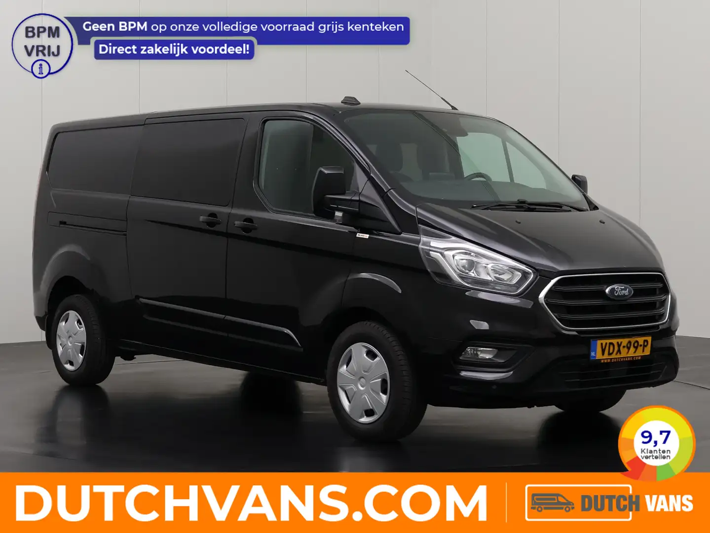 Ford Transit Custom 2.0TDCI 130PK Automaat Dubbele Cabine Limted Lang Noir - 1