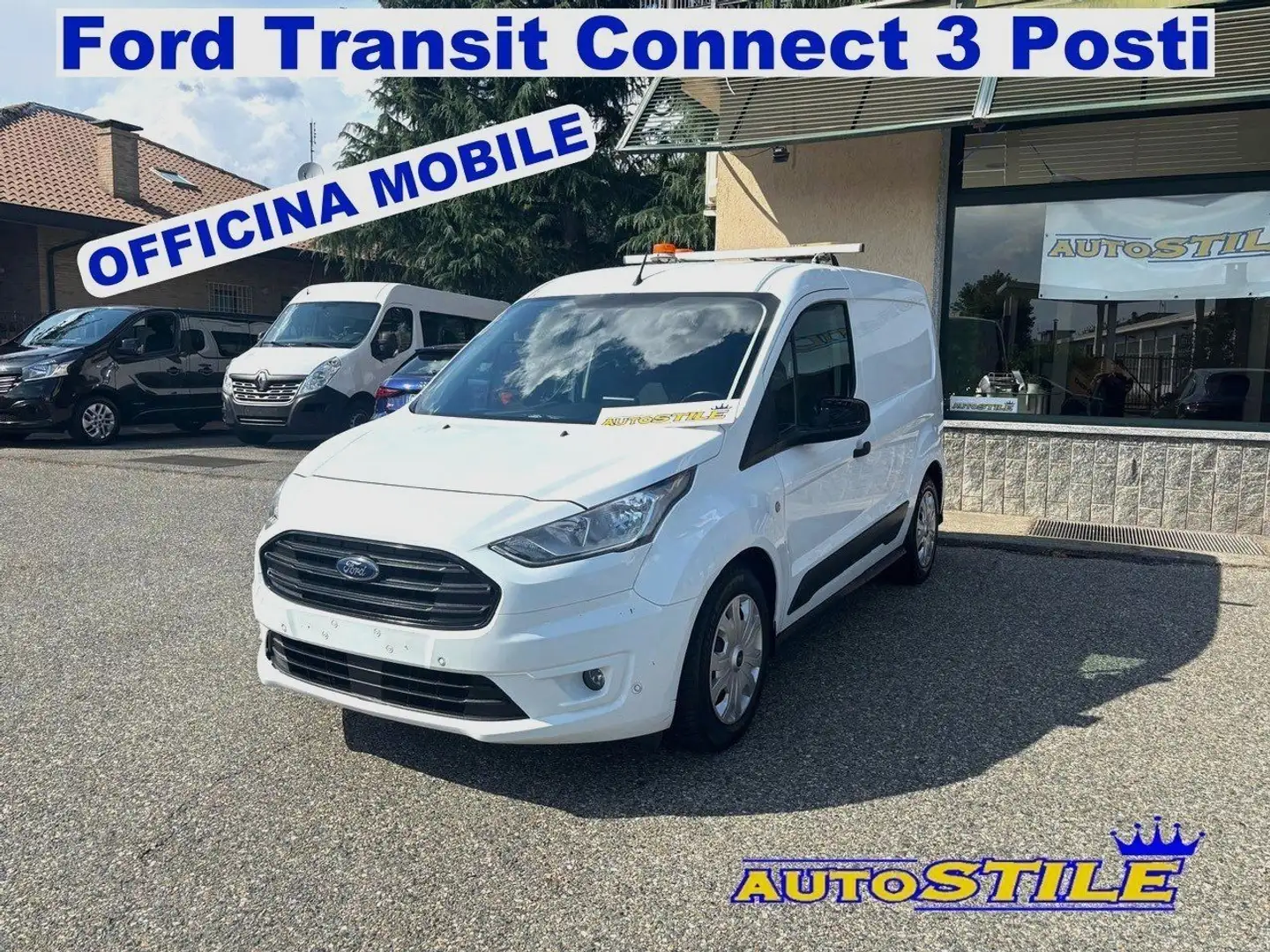 Ford Transit Connect 1.5 TDCi 100cv 3Posti OFFICINA MOBILE ATTREZZAT Bianco - 1