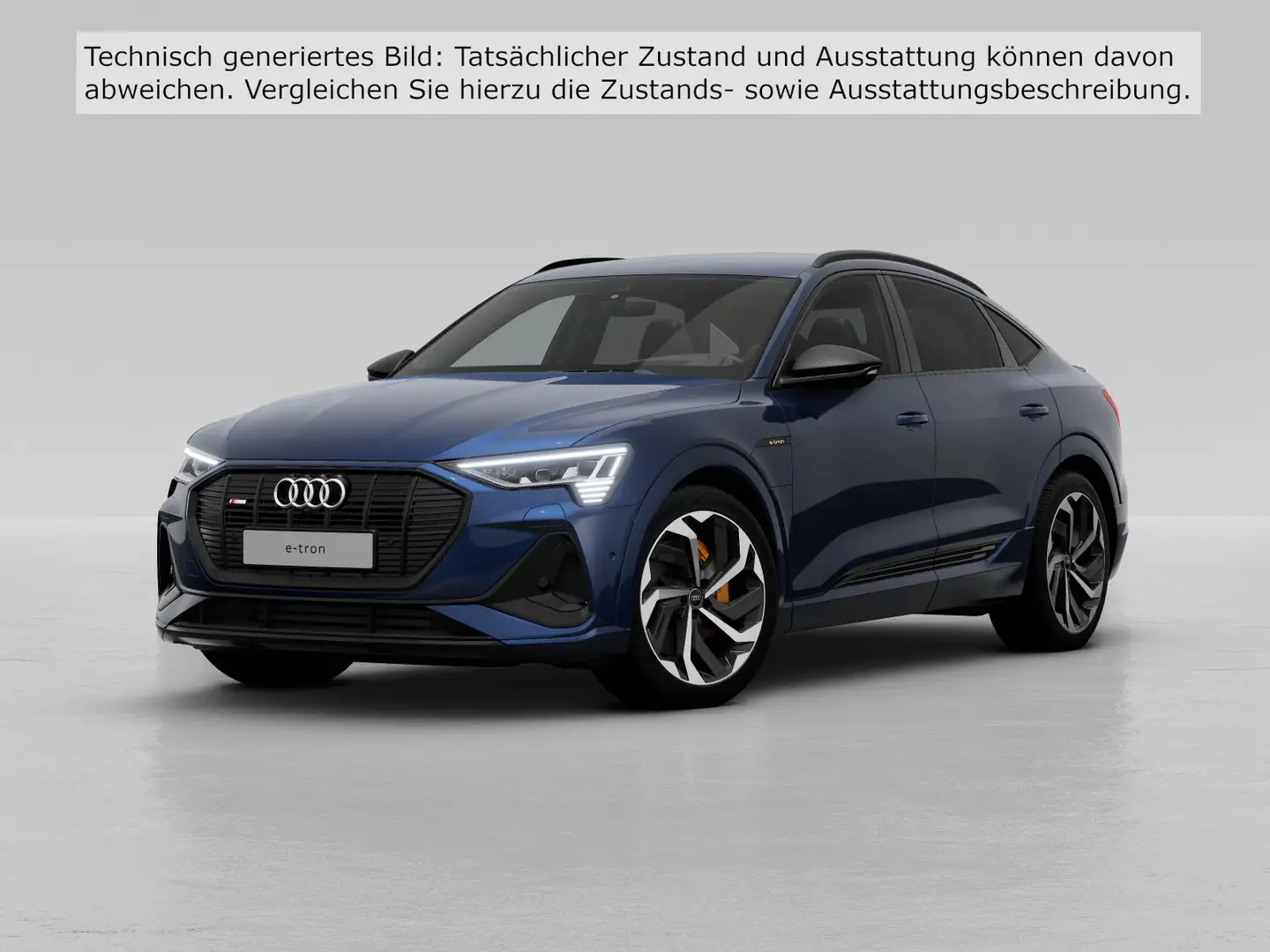 Audi e-tron 55 Q 2x S LINE NP118 S-SITZE LM Blau - 2