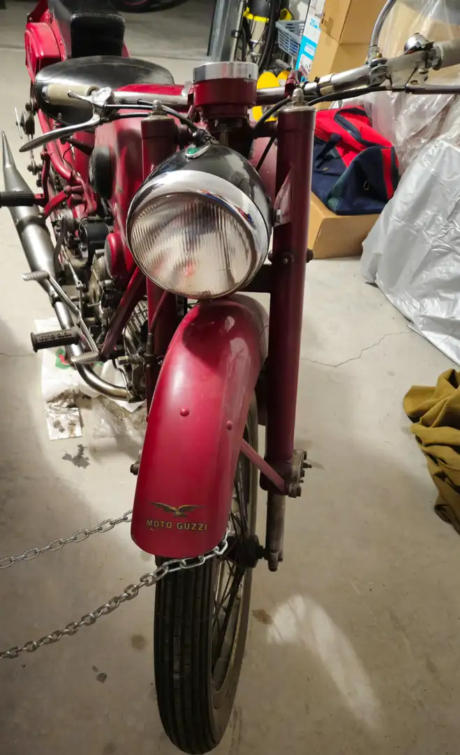 Moto Guzzi Airone sport Rouge - 1