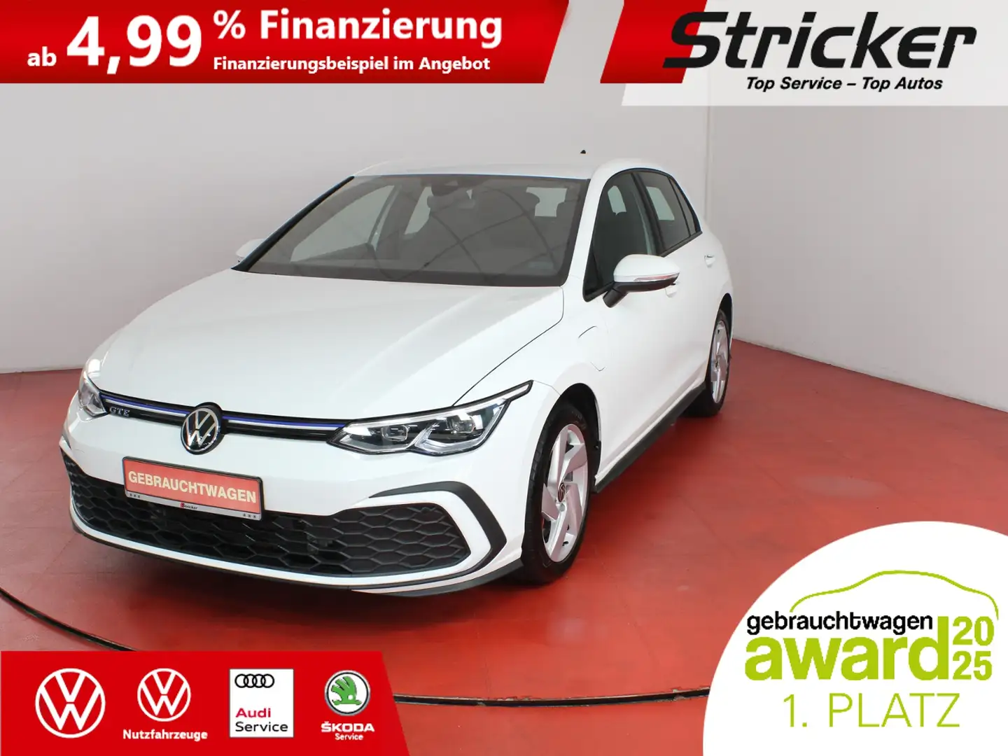 Volkswagen Golf GTE 1.4TSI DSG 237,-ohne Anzahlung Navi ACC Wit - 1