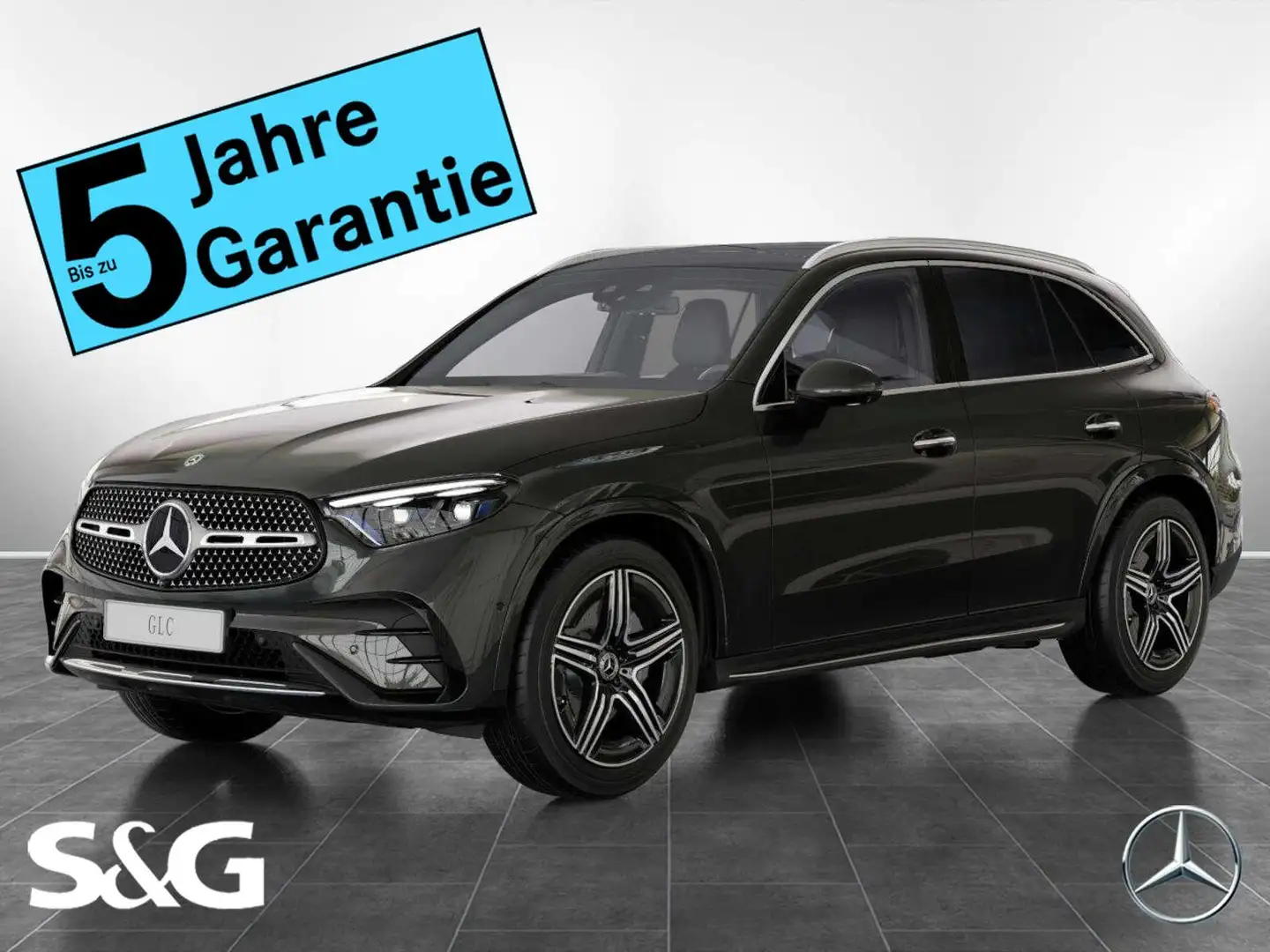 Mercedes-Benz GLC 300 d 4M AMG 360°+DIG-LED+Pano+AHK+Distronic Grau - 1