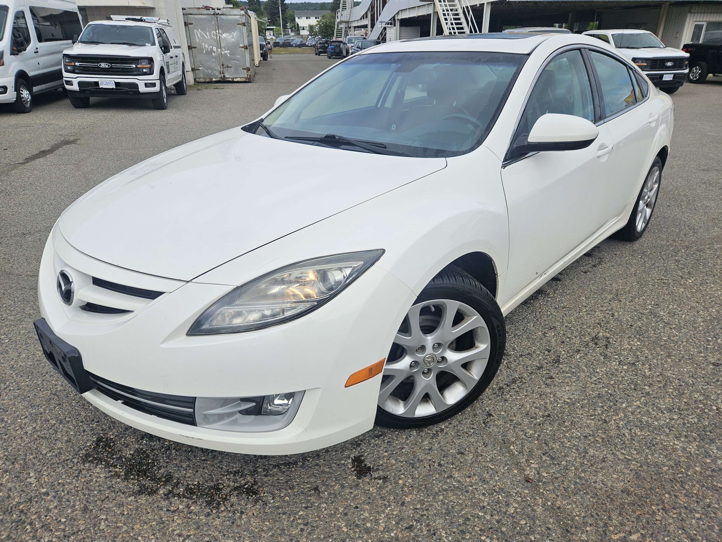 White 2010 Mazda MAZDA6 Sedan Automatic