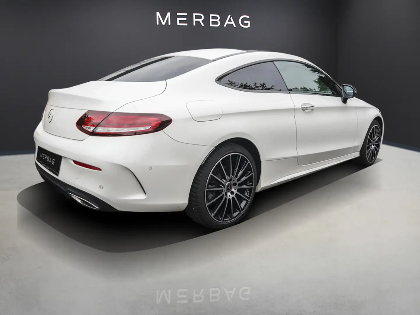 Mercedes-Benz C 400 4M COUPE AMG-LINE COMAND PANO MULTIBEAM Weiß - 2