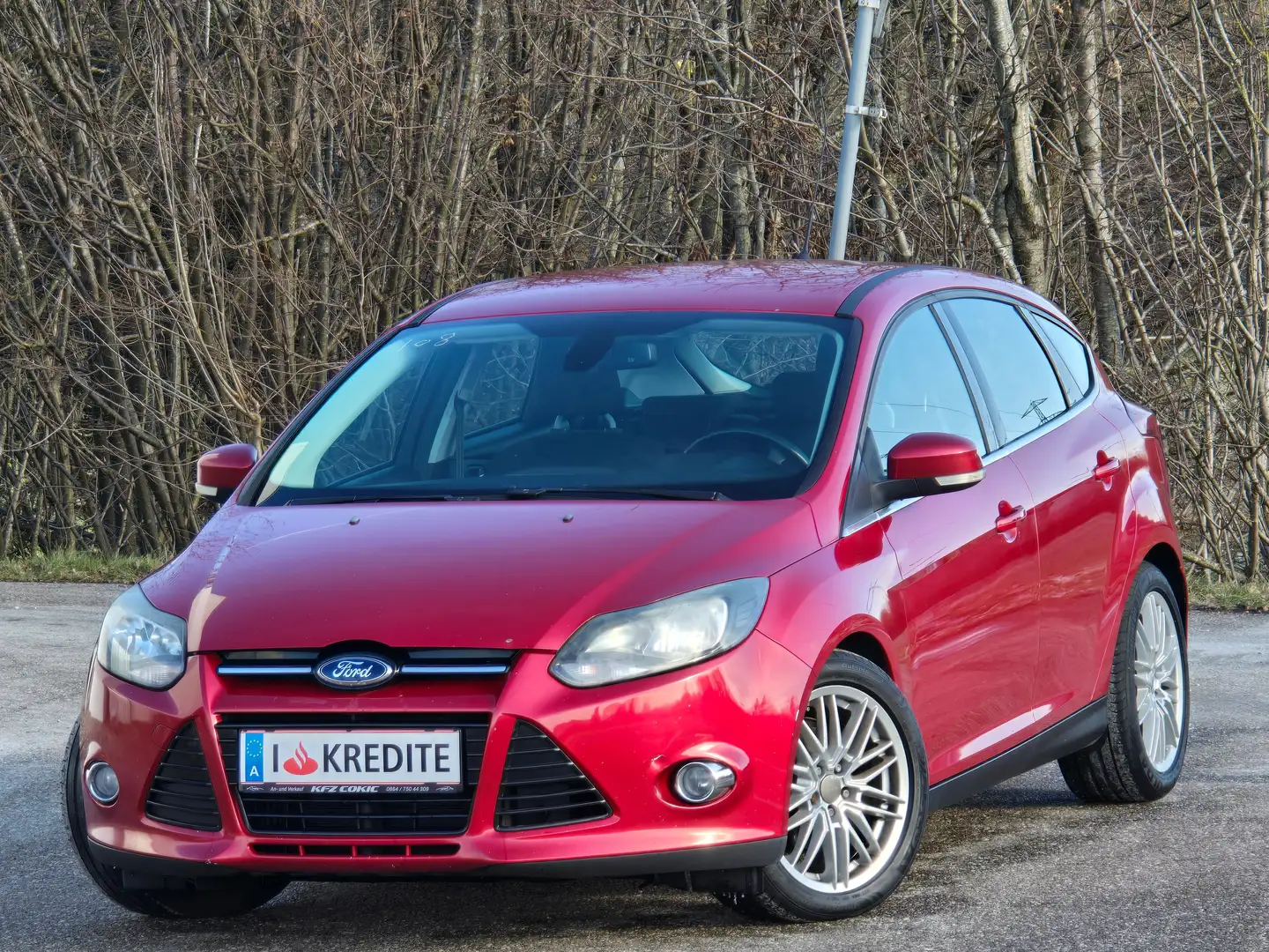 Ford Focus Titanium Top* Kredit* Tempomat* Sitzheizung* Klima Rot - 1
