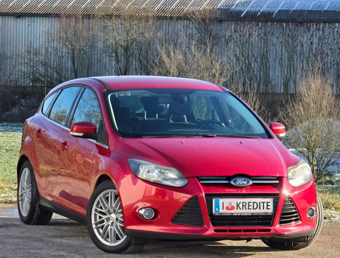 Ford Focus Titanium Top* Kredit* Tempomat* Sitzheizung* Klima Rot - 2