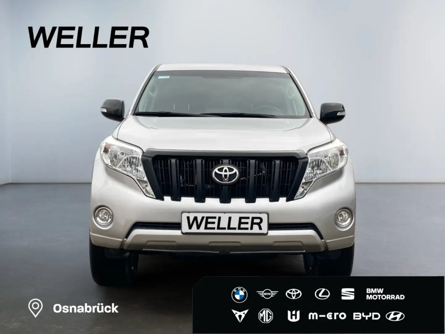 Toyota Land Cruiser 2.8 D-4D Automatik *AHK*SmartKey*BT* Silber - 2