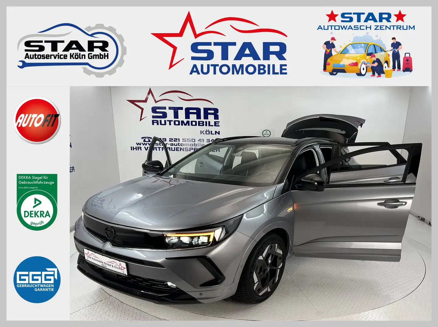 Opel Grandland X Grandland (X) GSe Plug-in Hybrid 4-221KW*Technolog Grau - 1