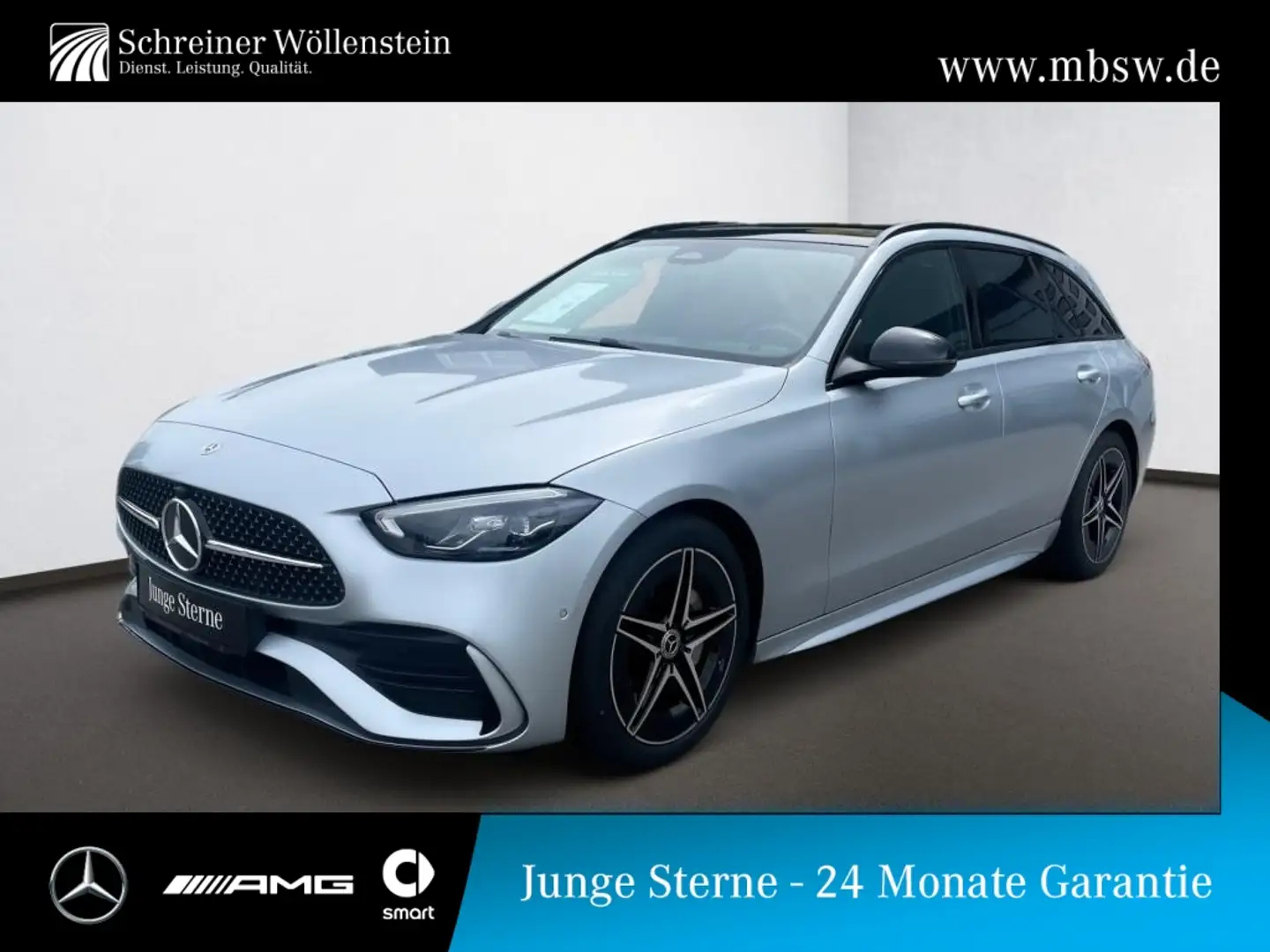 Mercedes-Benz C 220 d T AMG-Advanced+*Night*Pano*Memo*WiP*Ambi Argent - 1