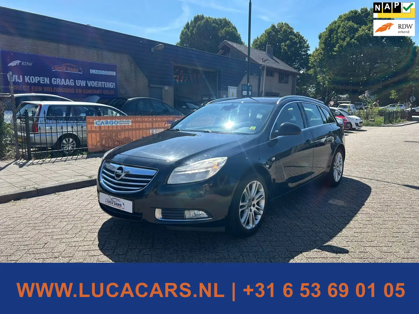 Opel Insignia Sports Tourer 1.6 T Edition 2X SLEUTEL + AIRCO Zwart - 1