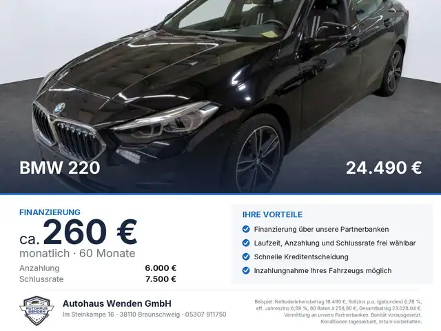 BMW 220 i Sport Line | Automatik | Pano | HUD | Navi