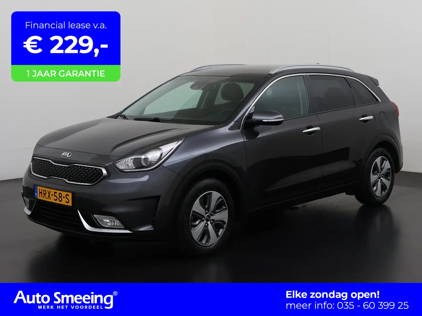 Kia Niro 1.6 GDi Hybrid DynamicLine | Navigatie | Zondag Op Grijs - 1
