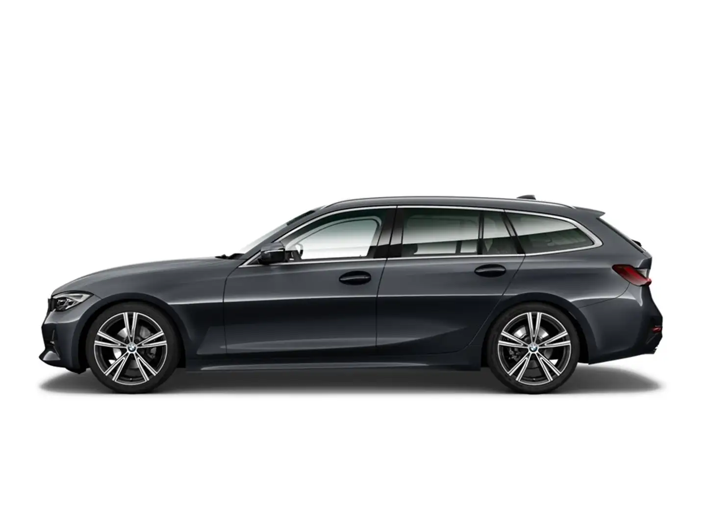BMW 330 i Sport Line Touring El. Panodach Navi Leder Digit Grau - 2
