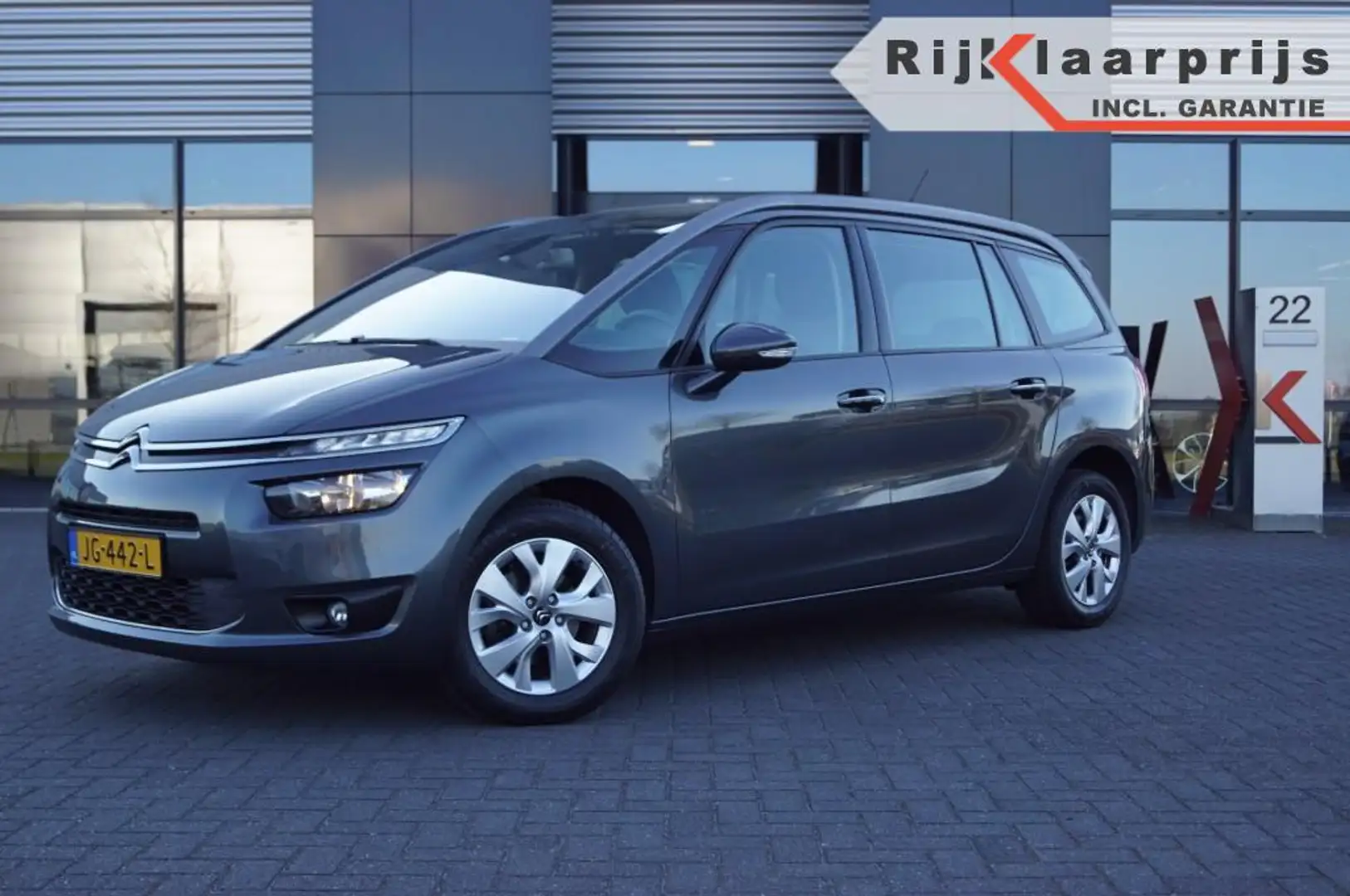 Citroen Grand C4 Picasso 1.6 VTI Business 7 pers / navi / Trekhaak/ PDC/Sid Grijs - 1