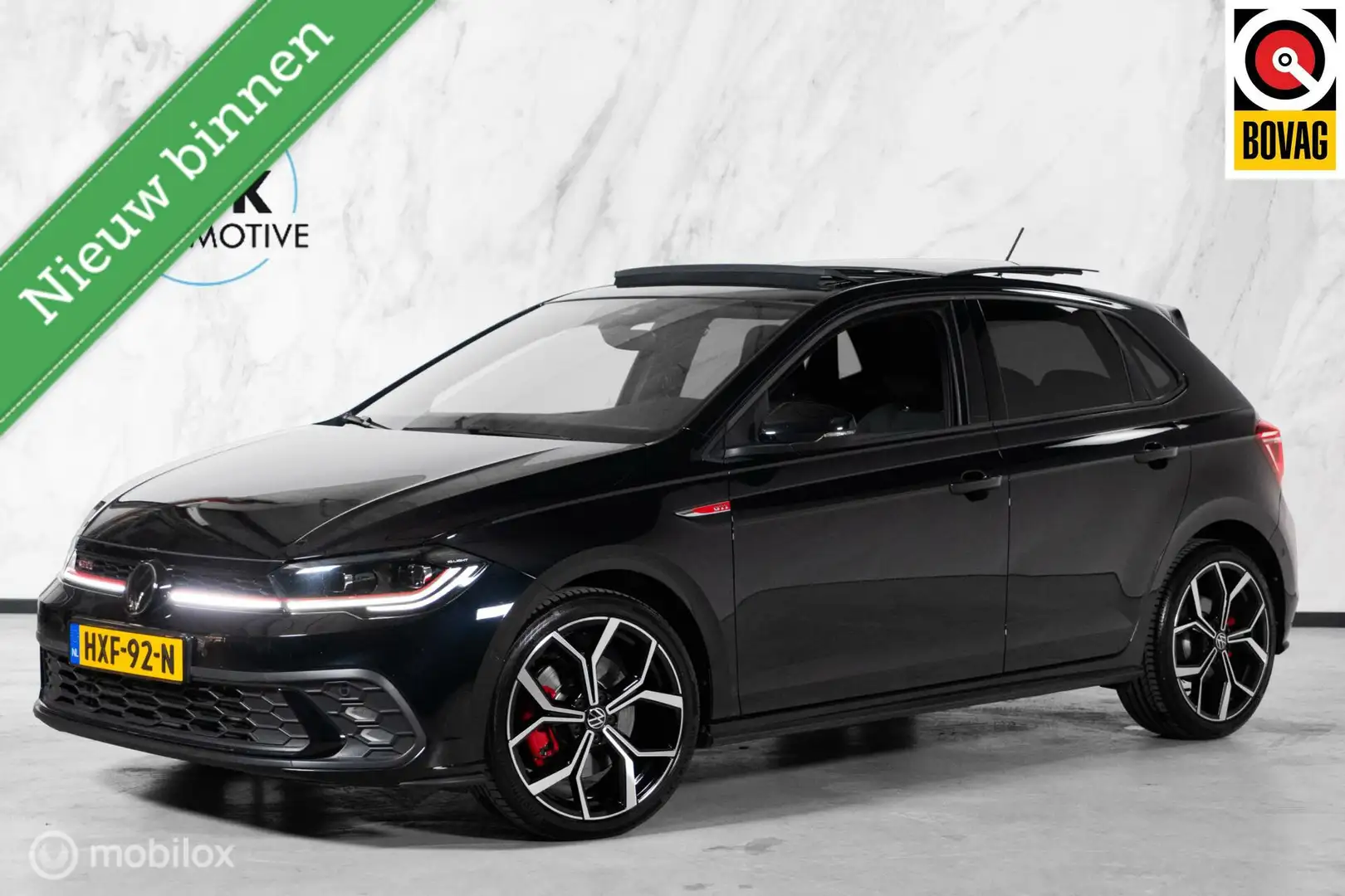 Volkswagen Polo GTI 2.0 TSI PANO|IQLIGHT|CAMERA|ACC|KEYLESS Zwart - 1