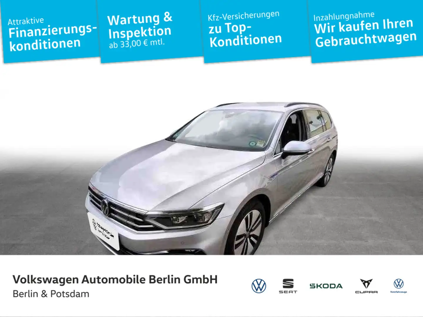 Volkswagen Passat Variant 1.4 TSI Hybrid GTE Navi Park AHK Silber - 1