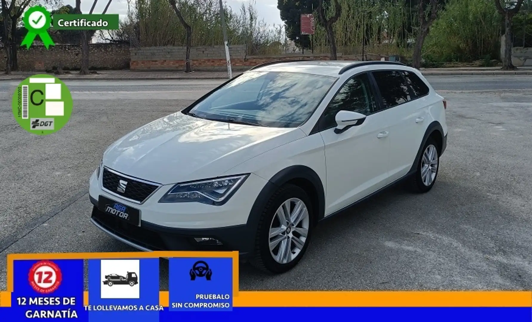 SEAT Leon ST 2.0TDI CR S&S Xcellence DSG 150 Blanco - 1
