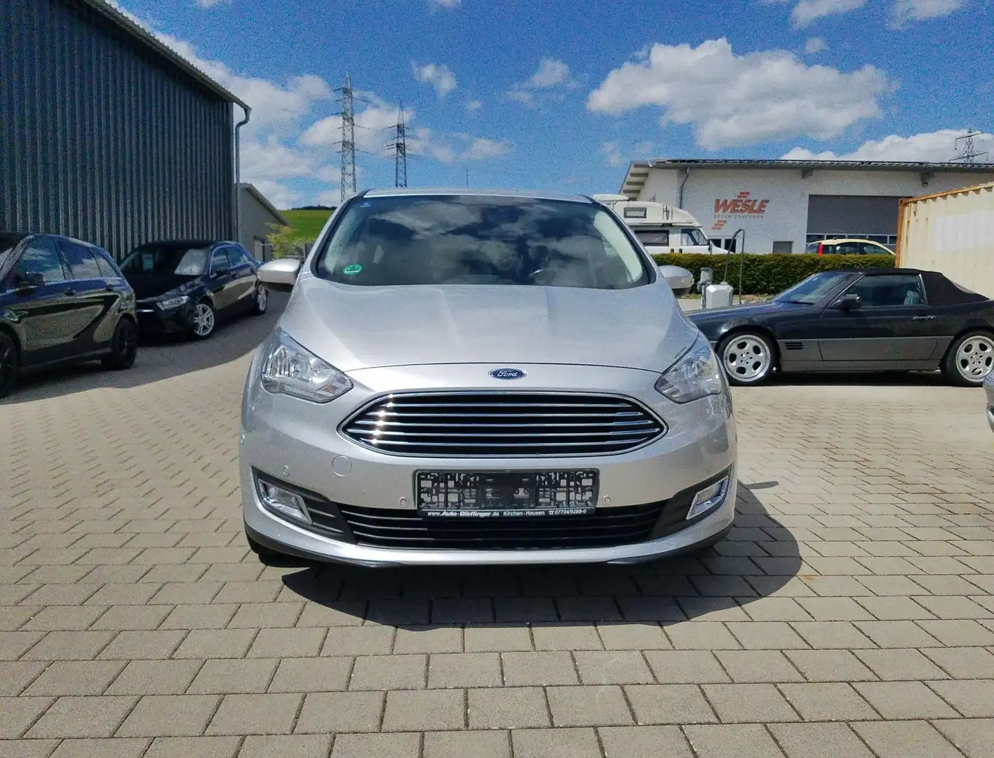 Ford C-Max 1.0 EcoBoost, Titanium, SHZ, Klima, Navi, 8 fac... Zilver - 2