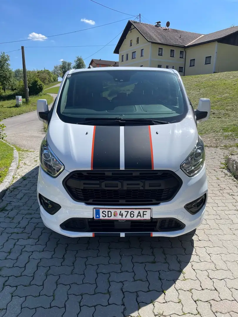 Ford Tourneo Custom 2,0 EcoBlue 320 L1 Sport Weiß - 1