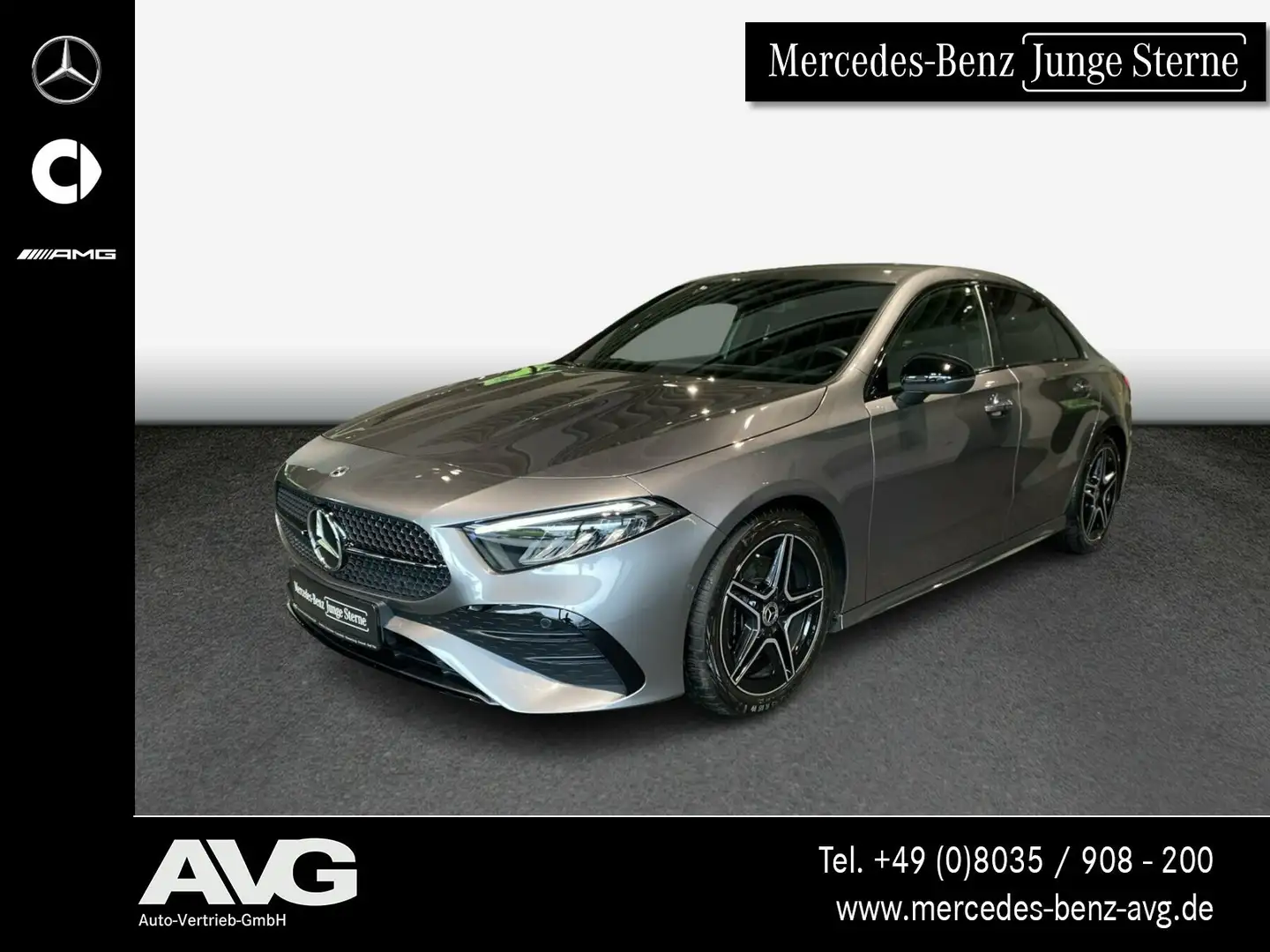 Mercedes-Benz A 220 A 220 d Limo AMG-Advanced Night Kamera MBUX LED Grau - 1