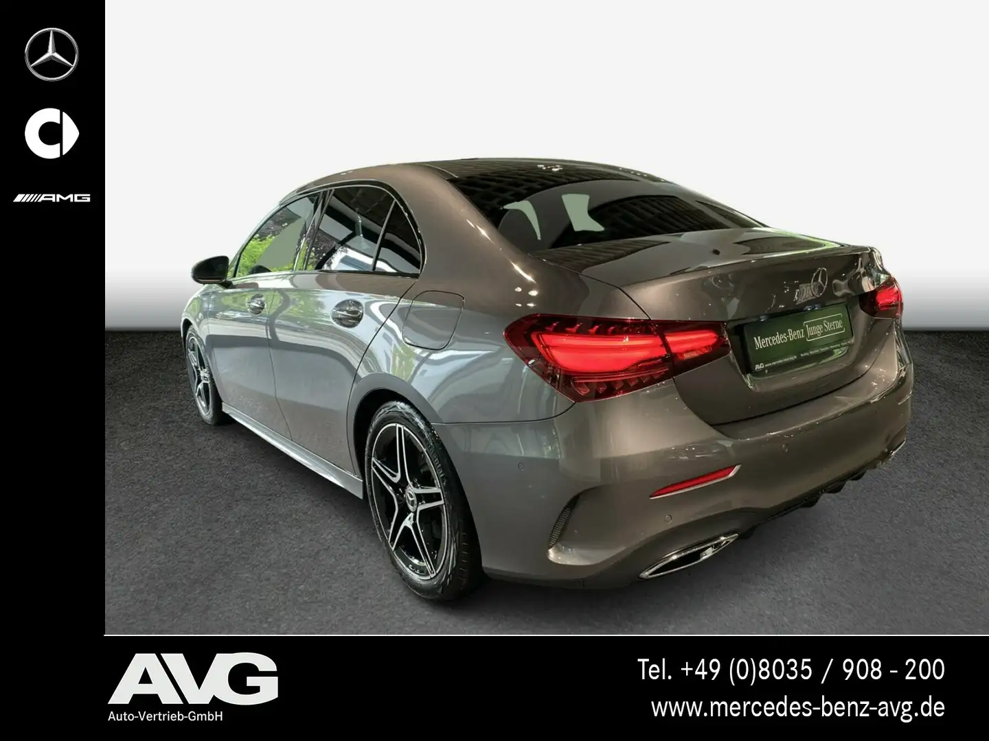 Mercedes-Benz A 220 A 220 d Limo AMG-Advanced Night Kamera MBUX LED Grau - 2