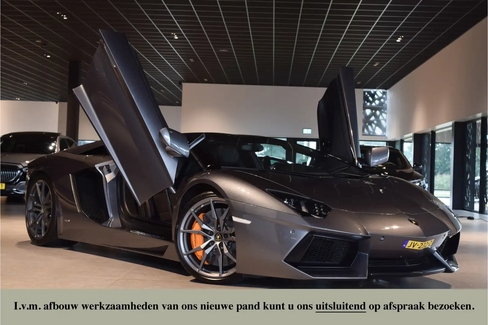 Lamborghini Aventador 6.5 V12 LP700-4 Roadster|Full Historie|New Service Gris - 1