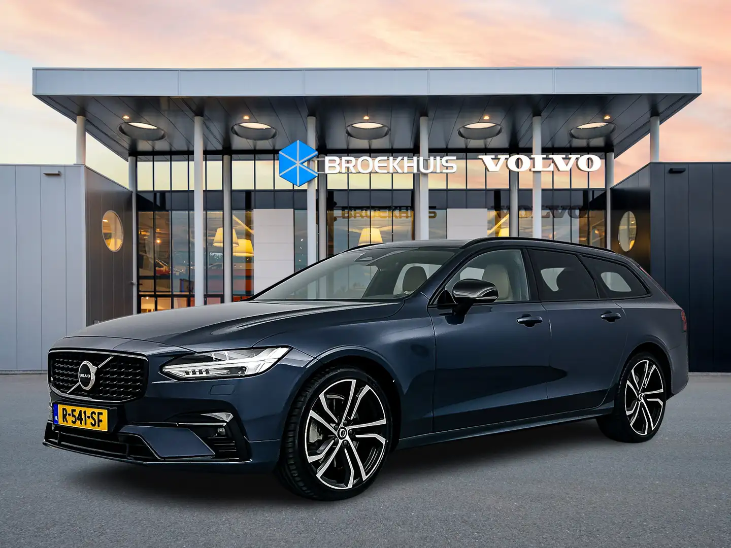 Volvo V90 B5 Ultimate Dark | 20" | Luchtvering | Geventileer Blauw - 1