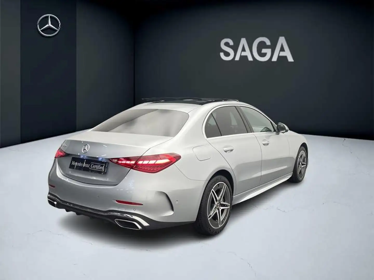 Mercedes-Benz C 300 C de Berline AMG Toit Pano Silber - 2