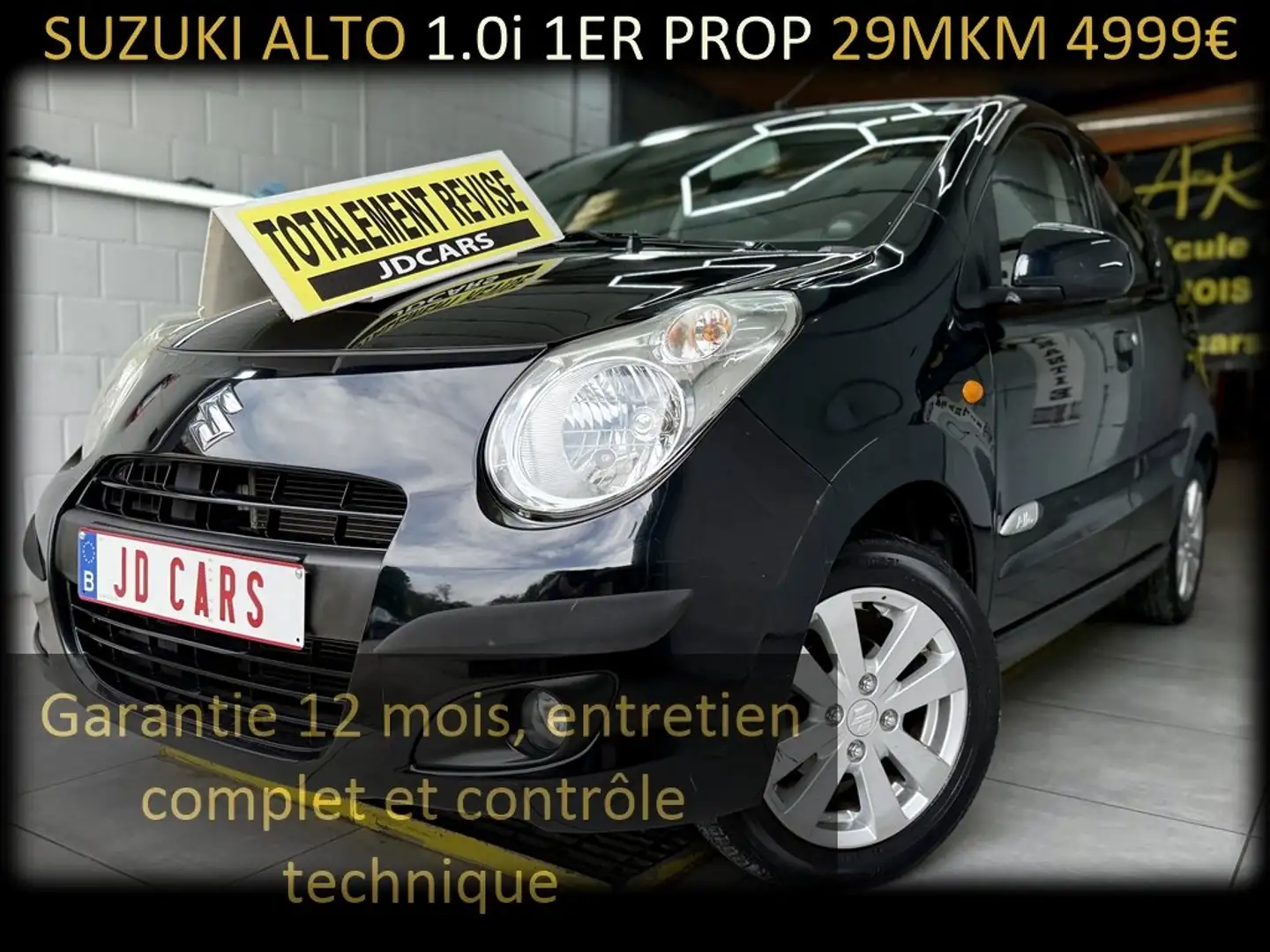 Suzuki Alto ALTO 1.0I GL 29KMS‼️GARANTIE 1 AN CTOK‼️ Noir - 1