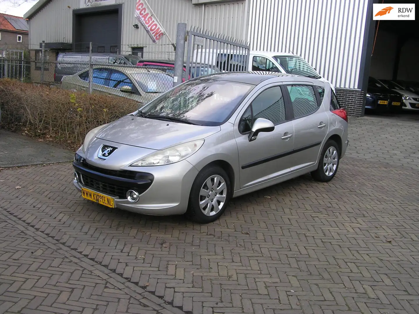 Peugeot 207 SW 1.6 VTi X-line 187 d km automaat airco nieuwe a Gris - 1
