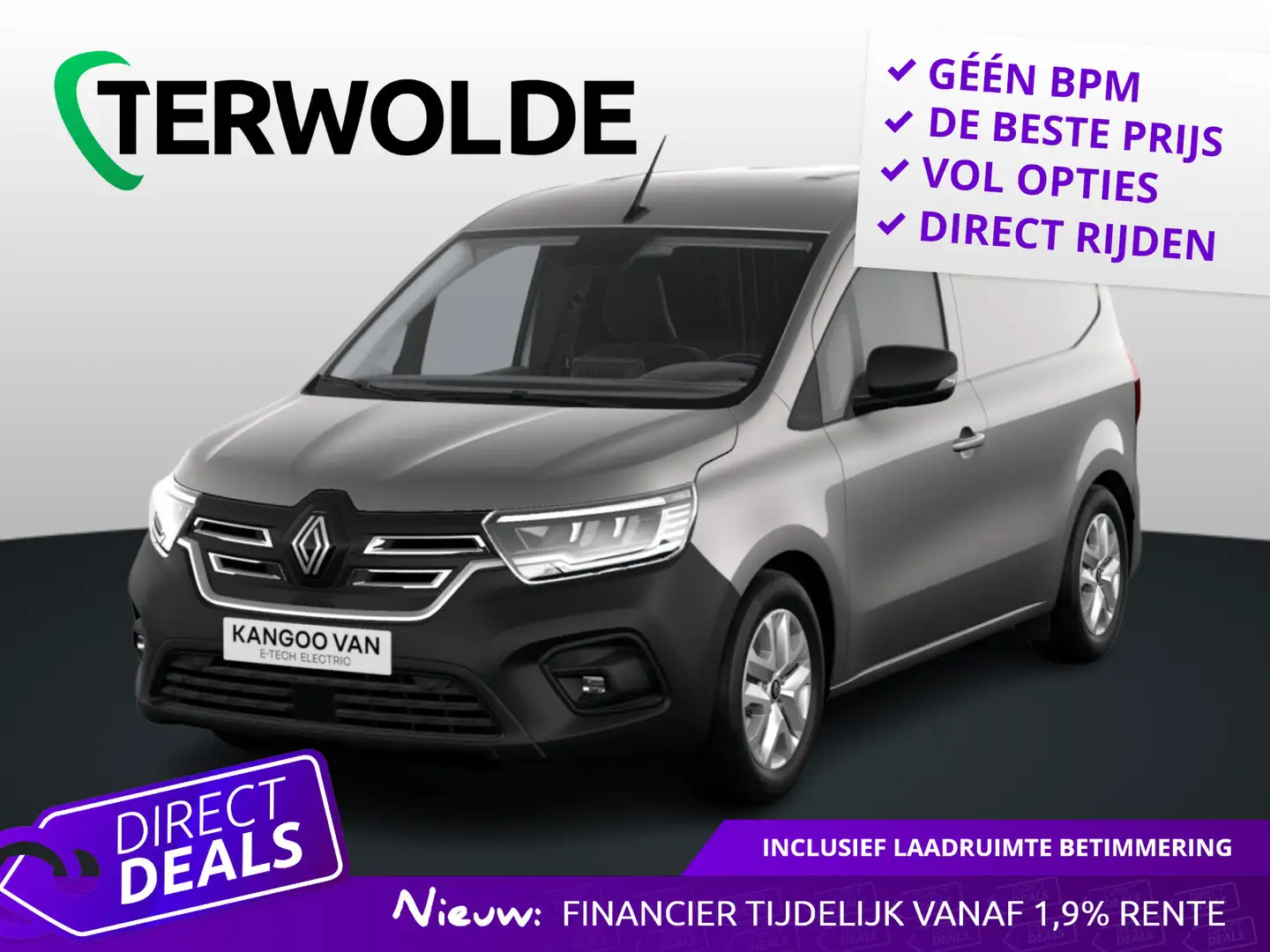 Renault Kangoo Advance | Cruise control en snelheidsbegrenzer | E Grijs - 1