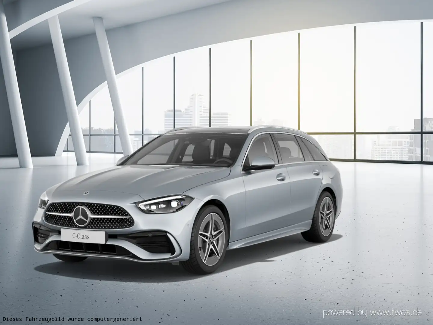 Mercedes-Benz C 300 C 300 e T AMG Pano Digital Light DISTRO LED  Navi Silber - 2