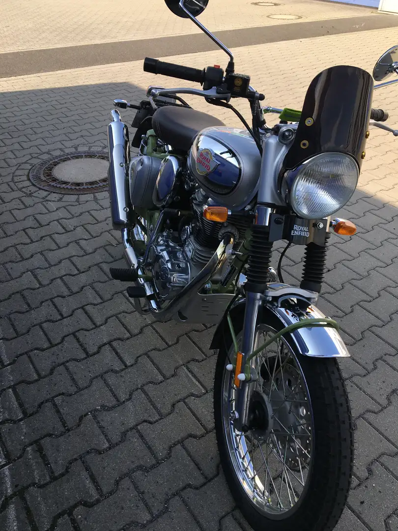 Royal Enfield Bullet 500 Trials Silber - 2