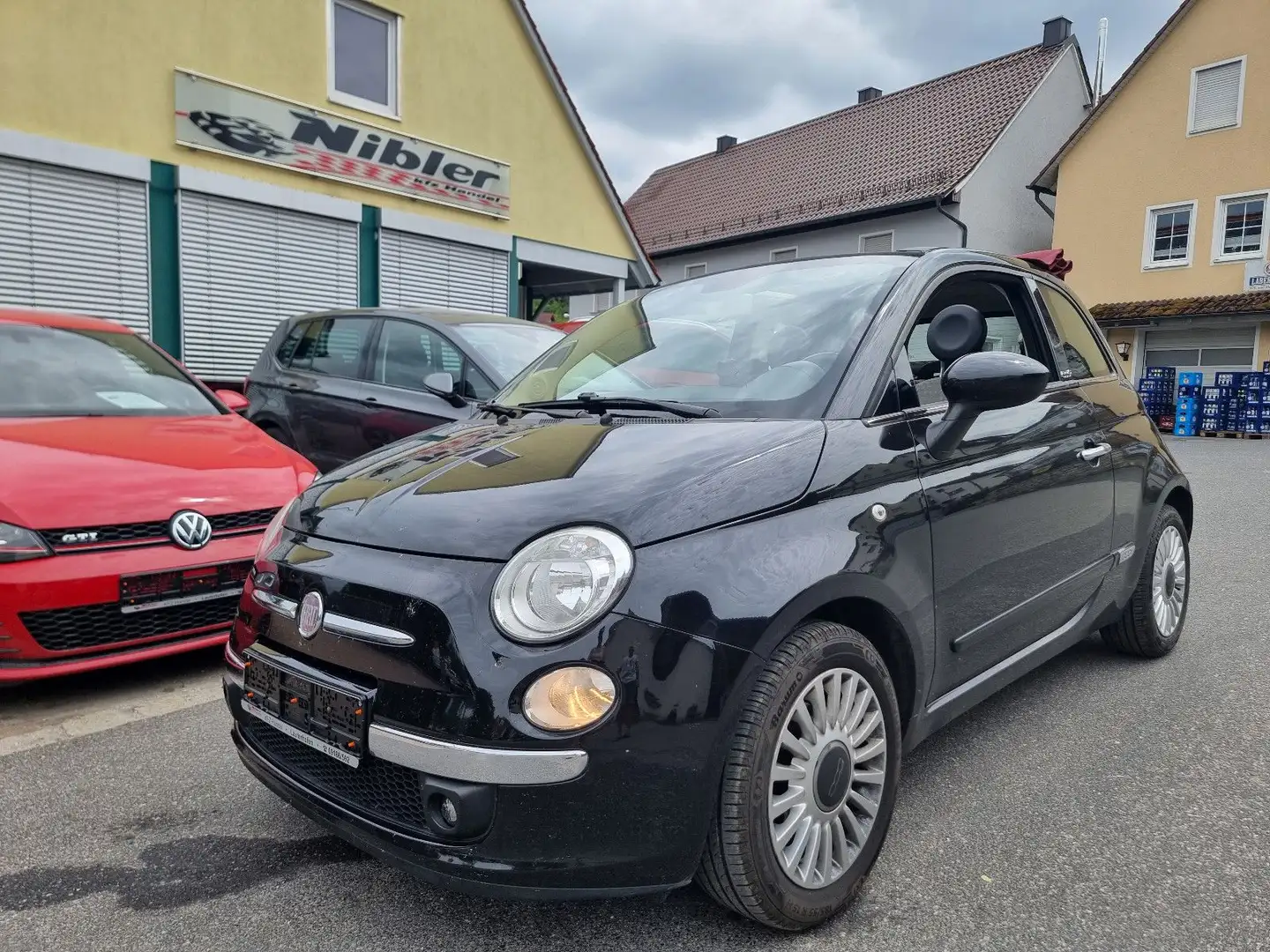 Fiat 500C 0.9 TwinAir Lounge KLIMAAUT.+BLUETOOTH+PDC Schwarz - 1