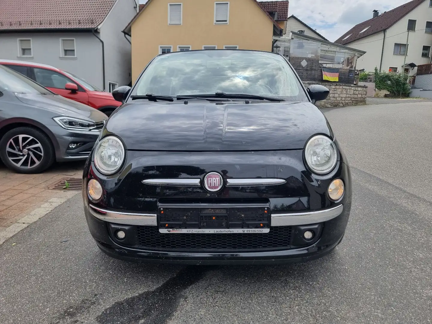 Fiat 500C 0.9 TwinAir Lounge KLIMAAUT.+BLUETOOTH+PDC Schwarz - 2