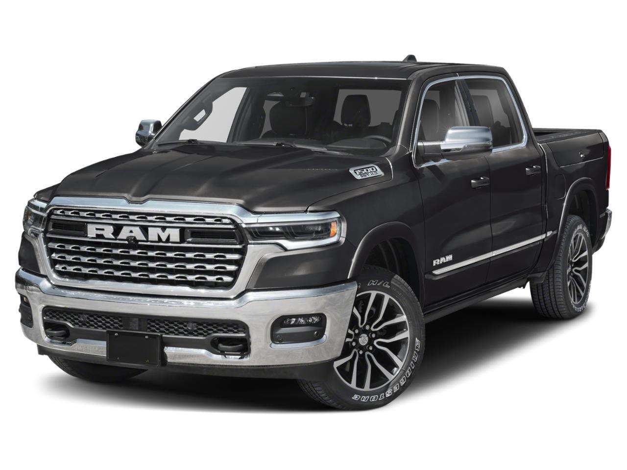 Black 2026 RAM 1500 Pickup Truck Four-Wheel Drive 8-Speed Automatic