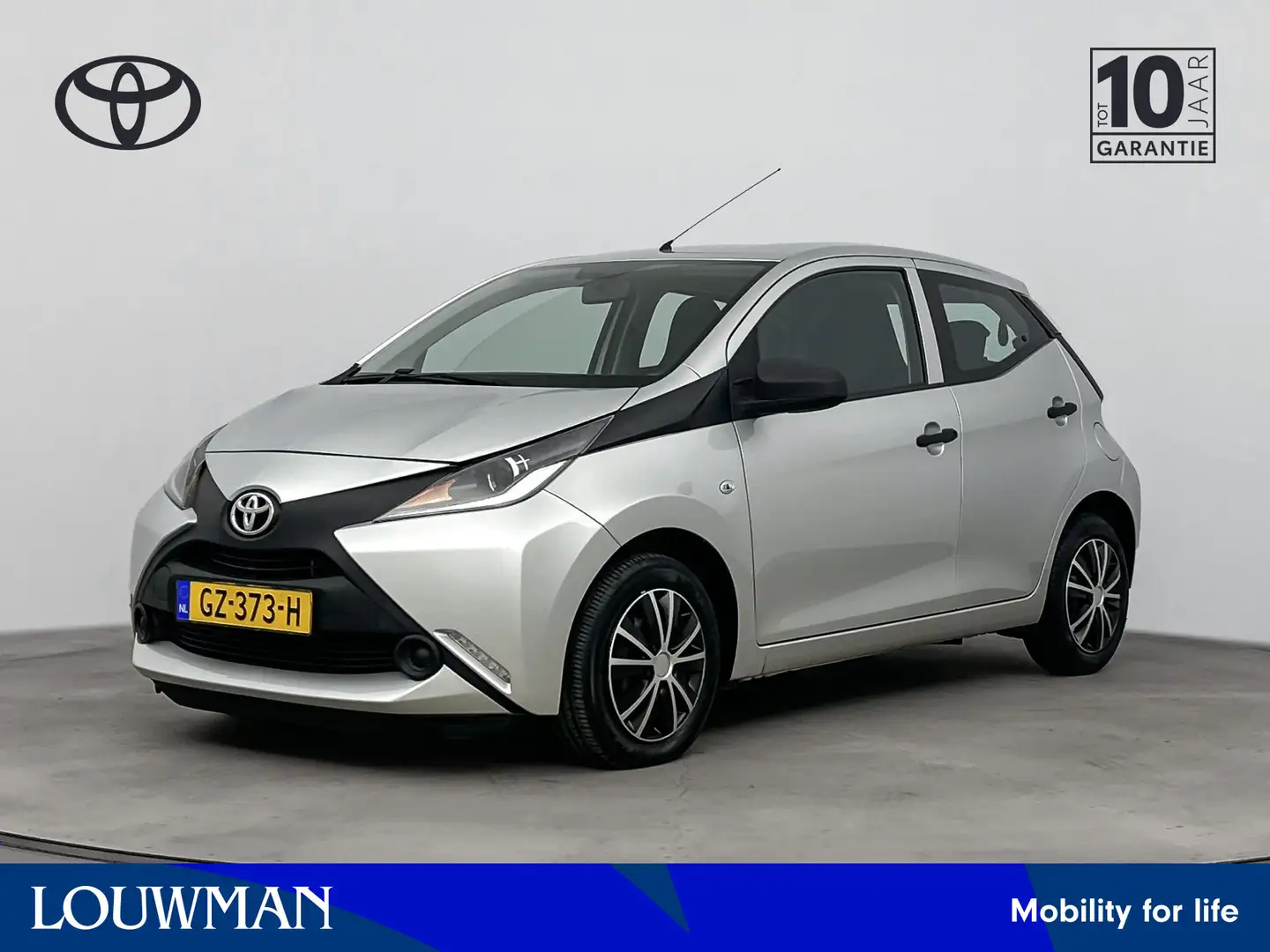 Toyota Aygo 1.0 VVT-i x-now | NL-Auto | Airco | Bluetooth | Zilver - 1