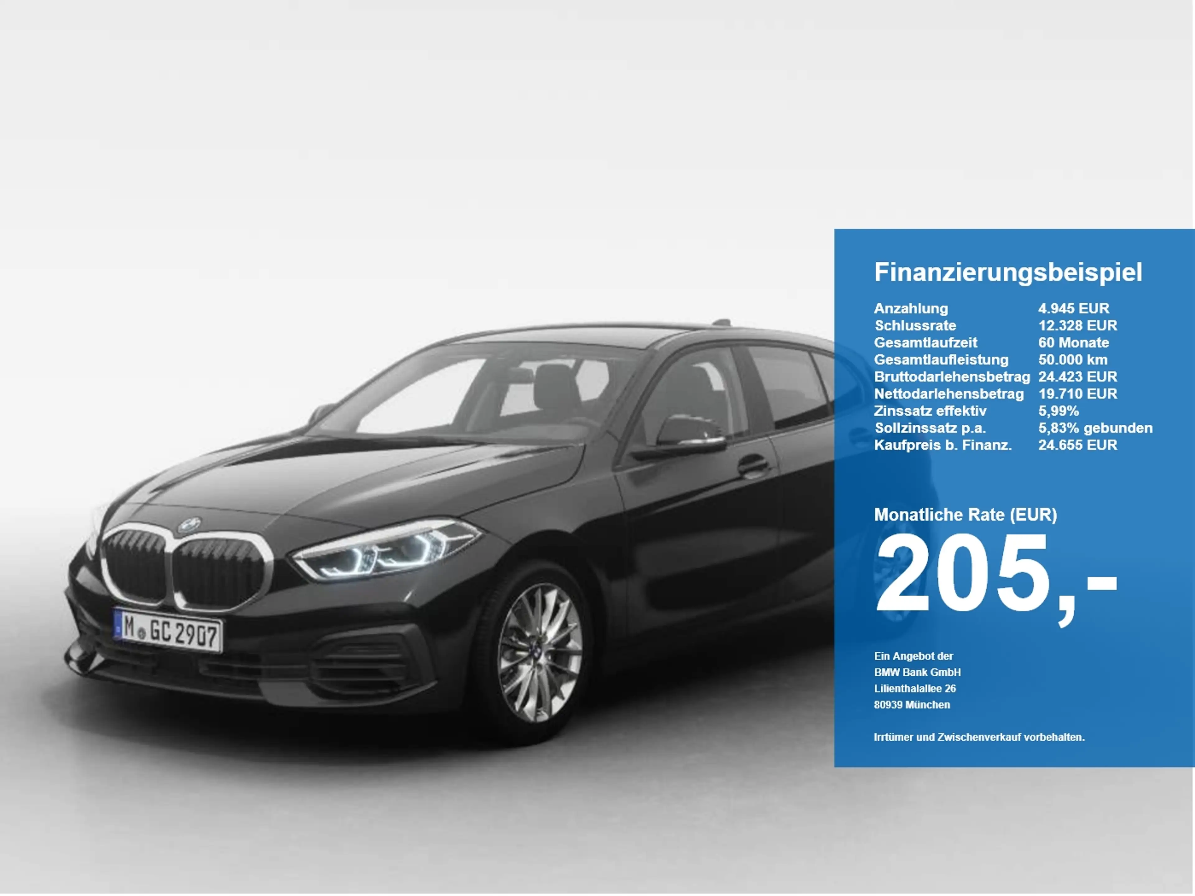 BMW 118 i LED DrvAss HiFi Navi ParkAss RFK DAB