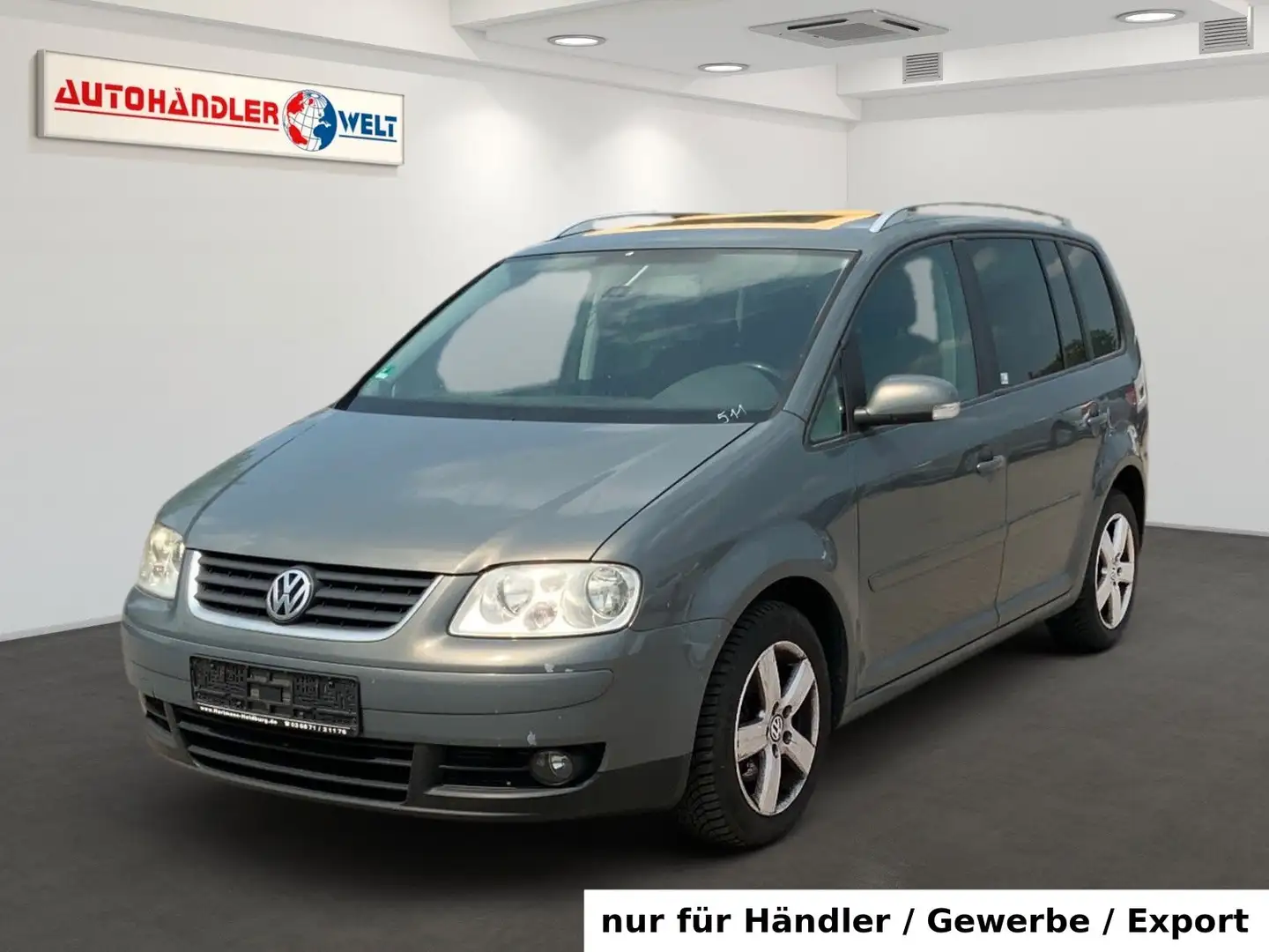 Volkswagen Touran 2.0 TDI AT Highline Klima AHK Schiebedach Grau - 1