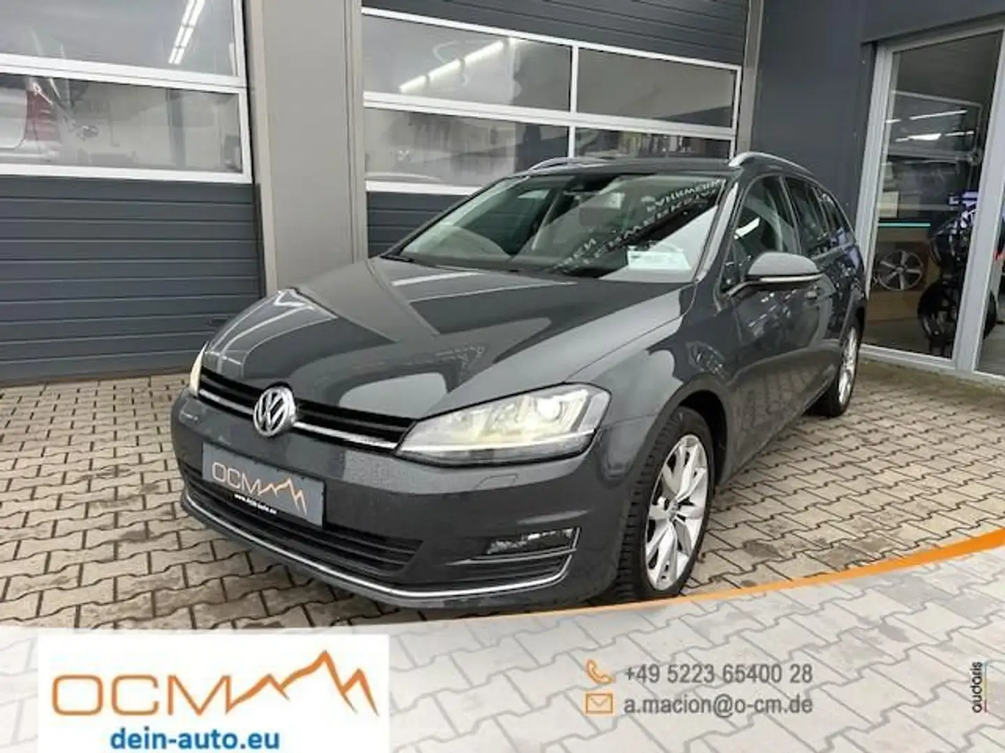 Volkswagen Golf Variant 1.4 TSI Highline 1 Hand Xenon Grau - 1