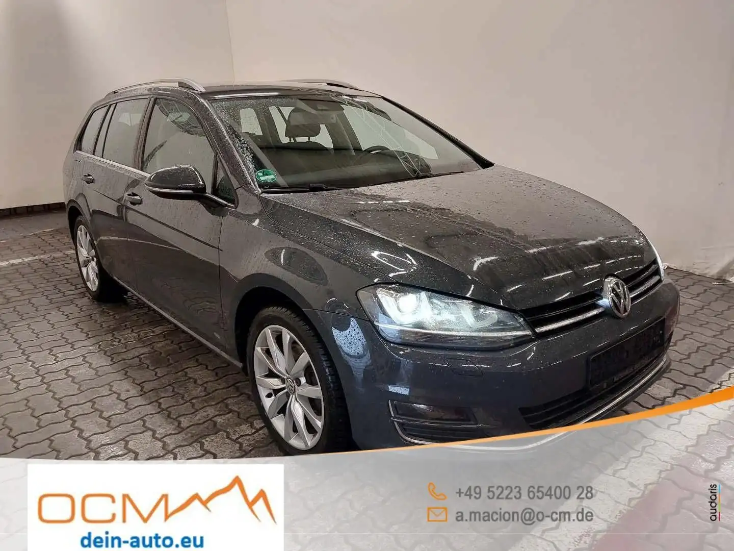 Volkswagen Golf Variant 1.4 TSI Highline 1 Hand Xenon Grau - 1
