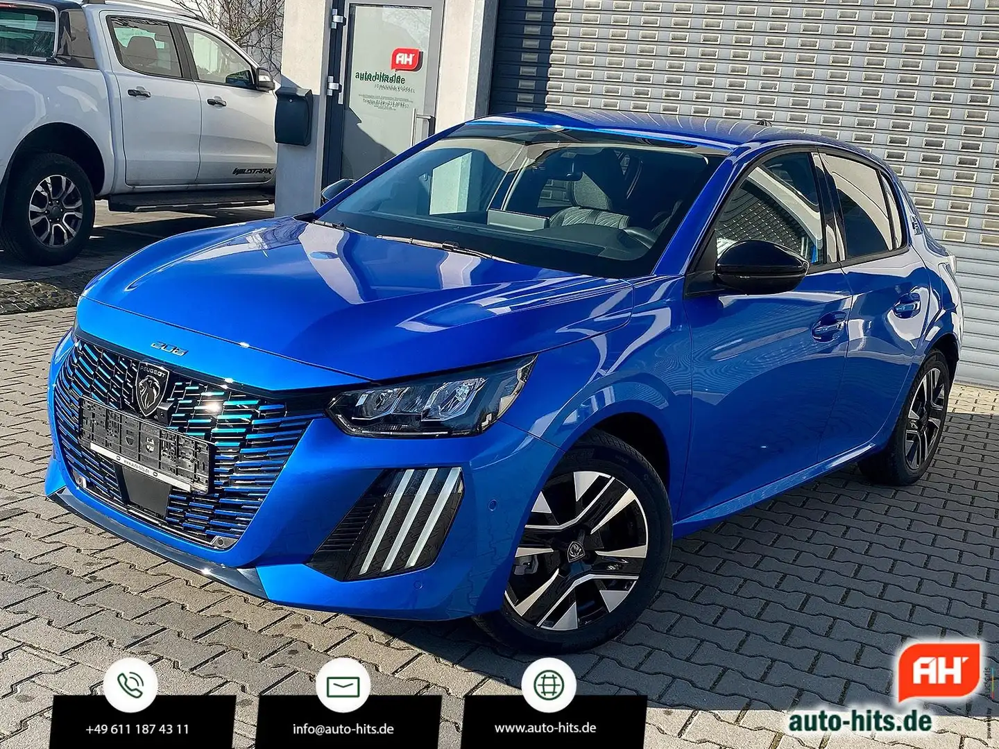 Peugeot 208 e- Allure Drive Assist Plus Navi Sichtpaket Blau - 1
