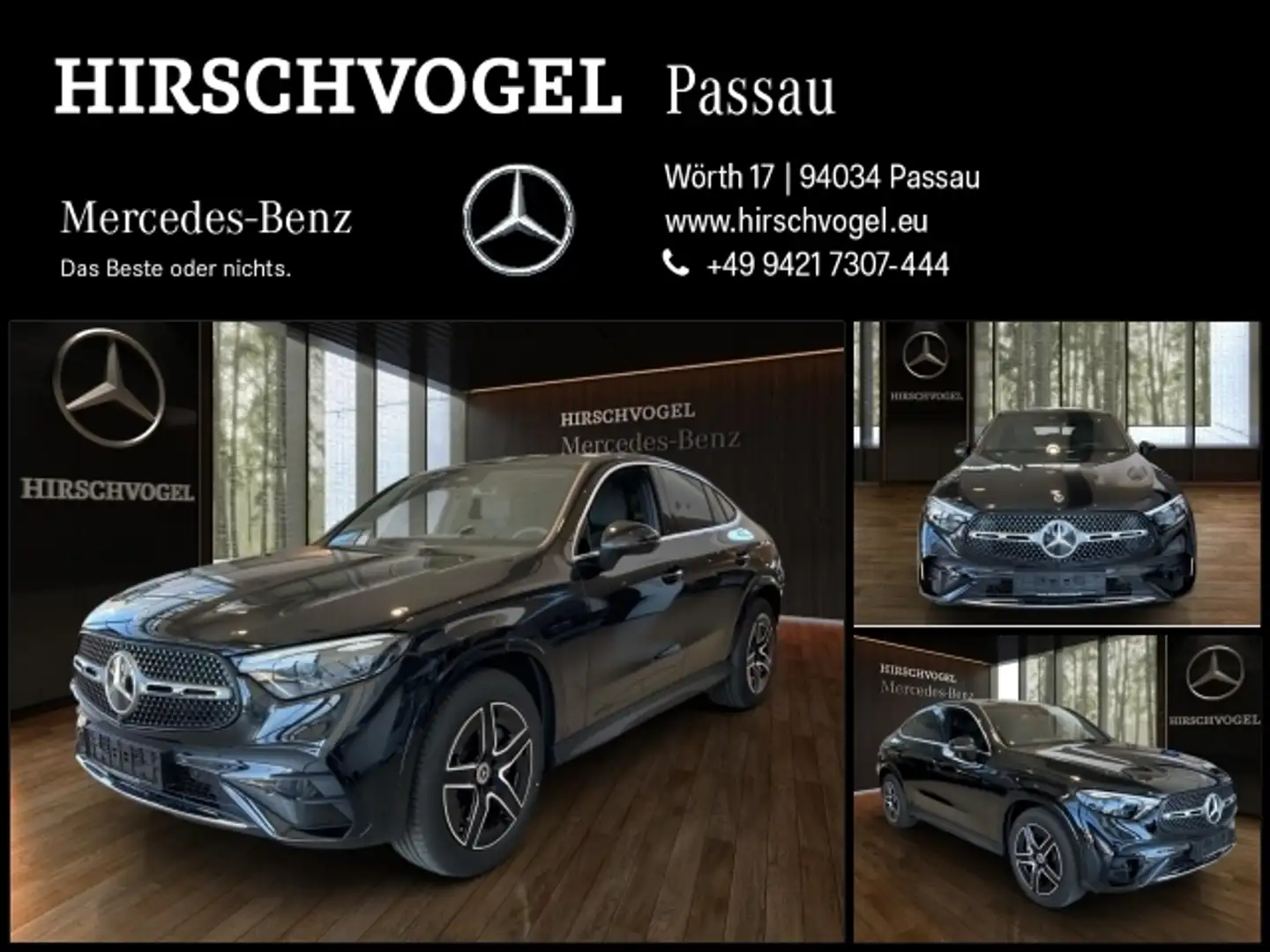 Mercedes-Benz GLC 220 d 4M EDITION AMG-Line+Pano+AHK+DISTRONIC Schwarz - 1