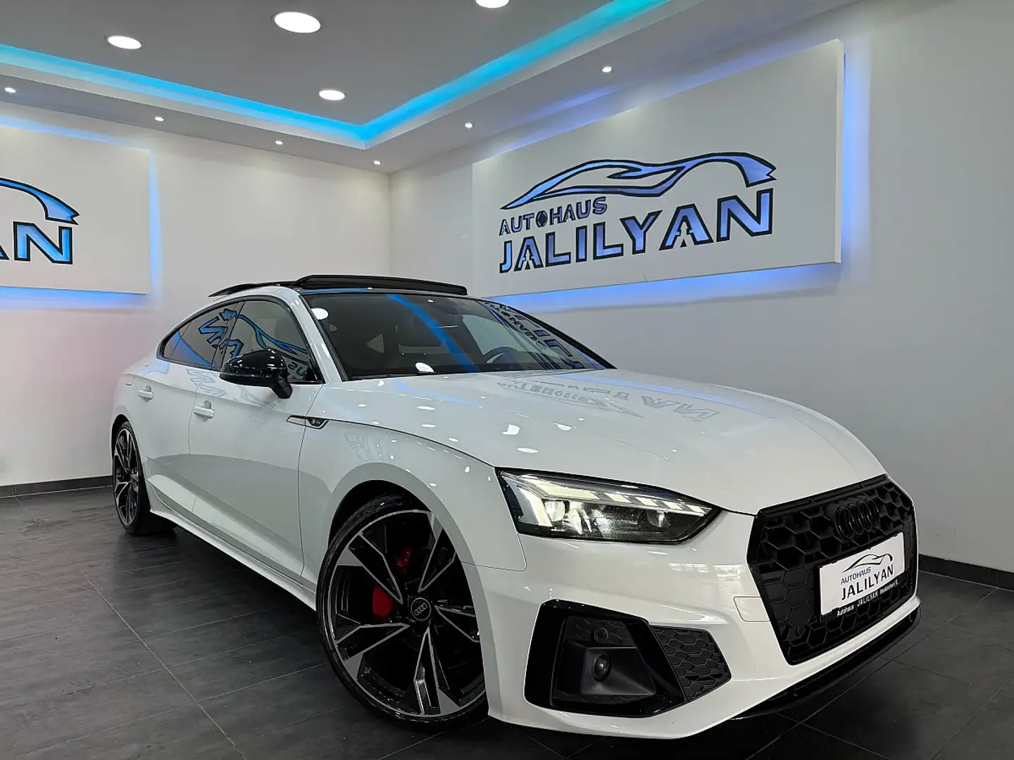 Audi A5 40 TDI 3xS-LINE, B&O, ACC, MATRIX, PANO, VIRTUA... Blanc - 2