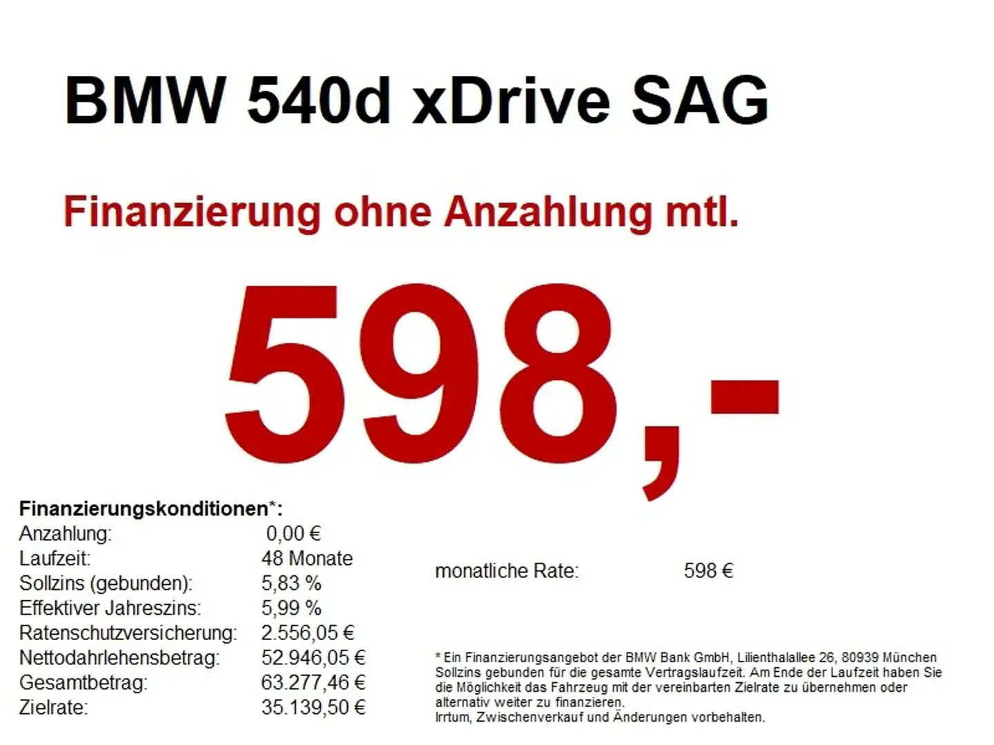 BMW 540 d xDrive SAG M Sport AHK/LHZ/4xAC/S-LÜFT/LED+ Schwarz - 1