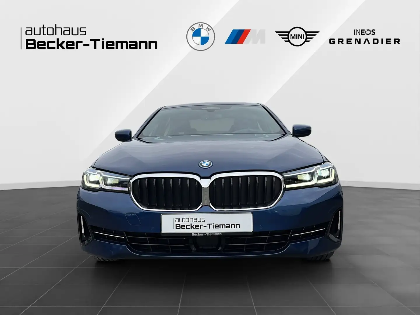 BMW 530 e Lim. HUD GSHD Laser DrivAss Prof. ParkAss 4xSHZ Azul - 2