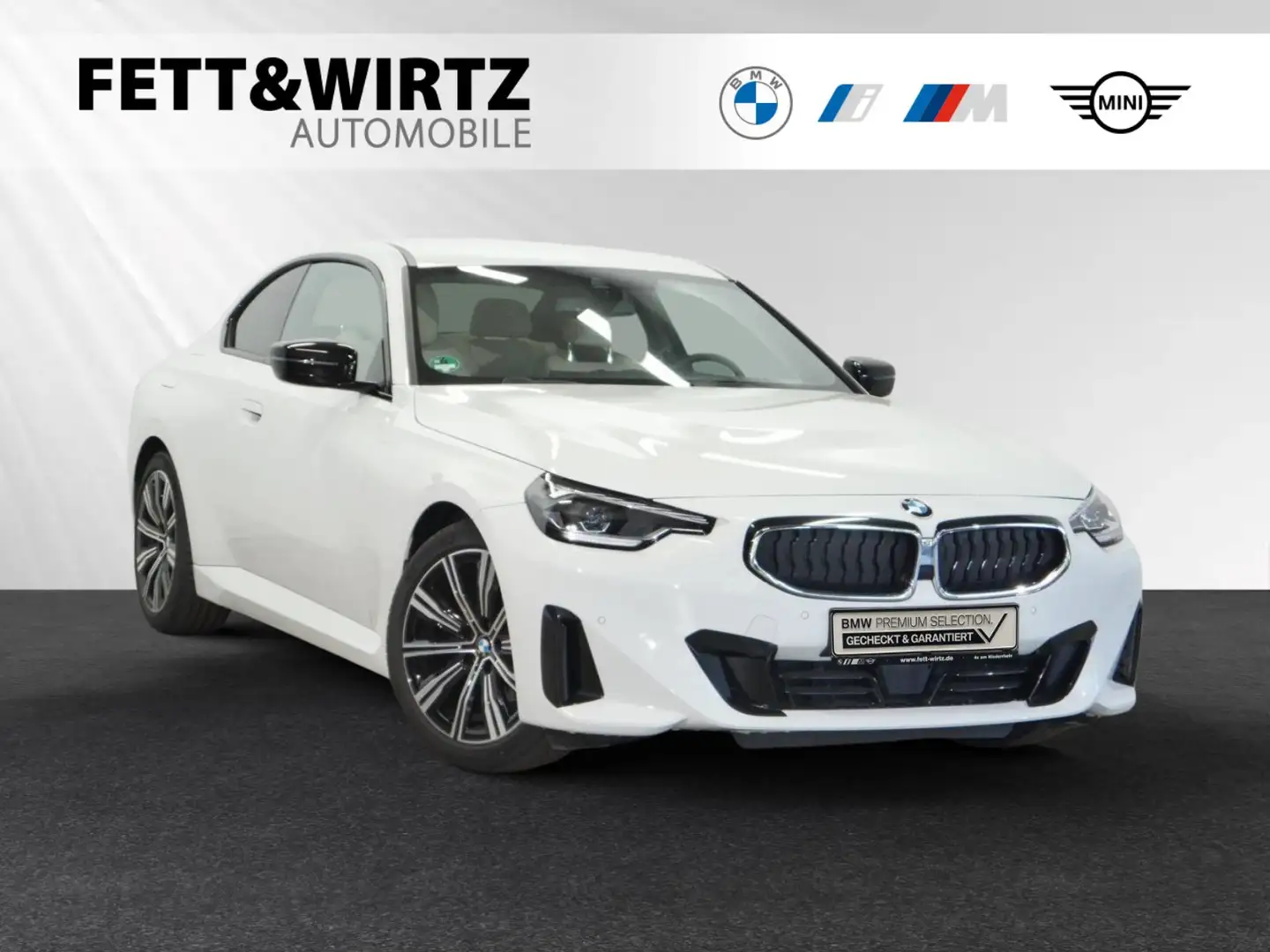 BMW 218 i Coupé Aut.|17"LMR|Lenkradhzg.|LC+ Weiß - 1
