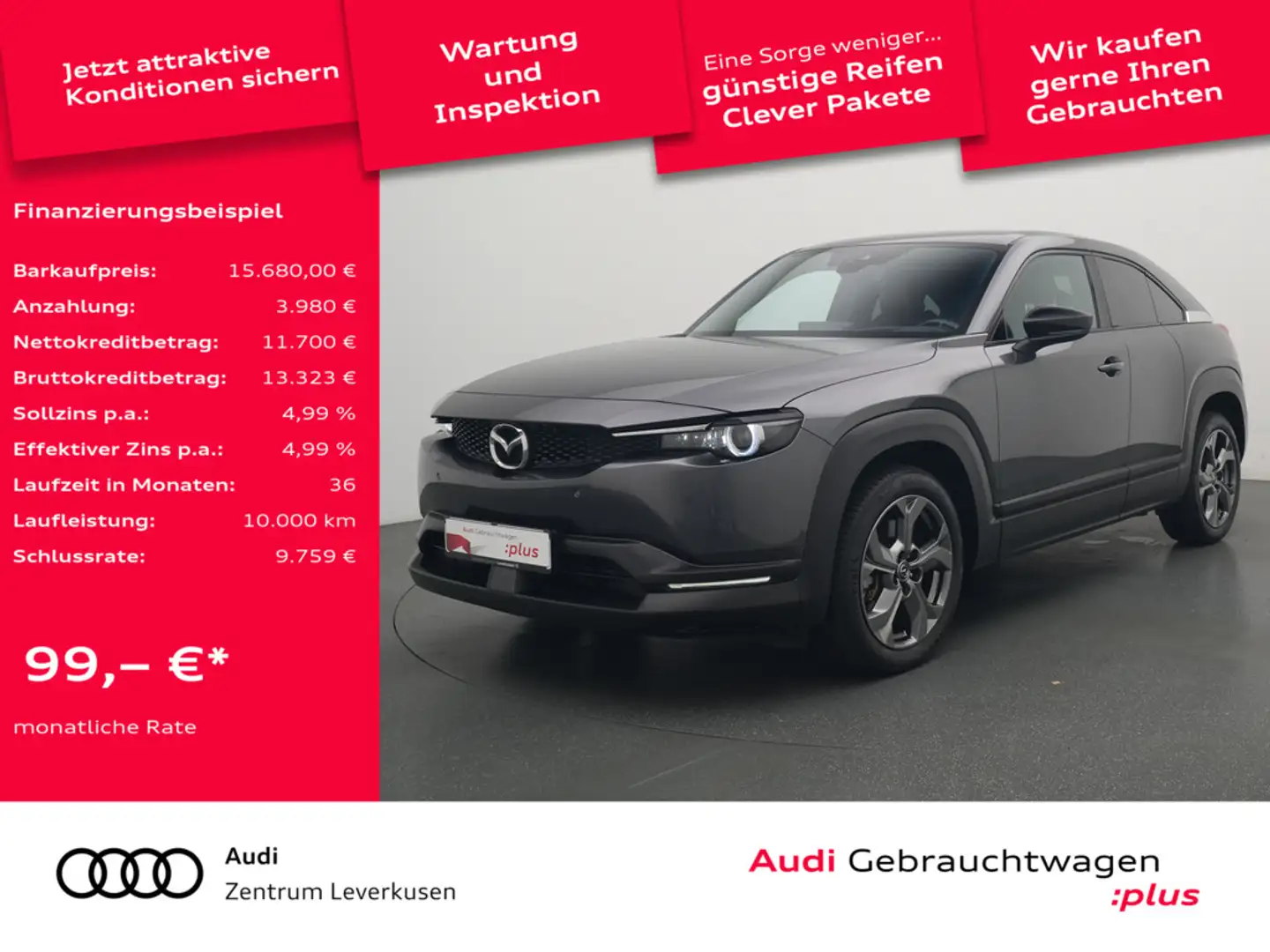 Mazda MX-30 First Edition MEMORY VIRT KAM SHZ CARPLAY Schwarz - 1