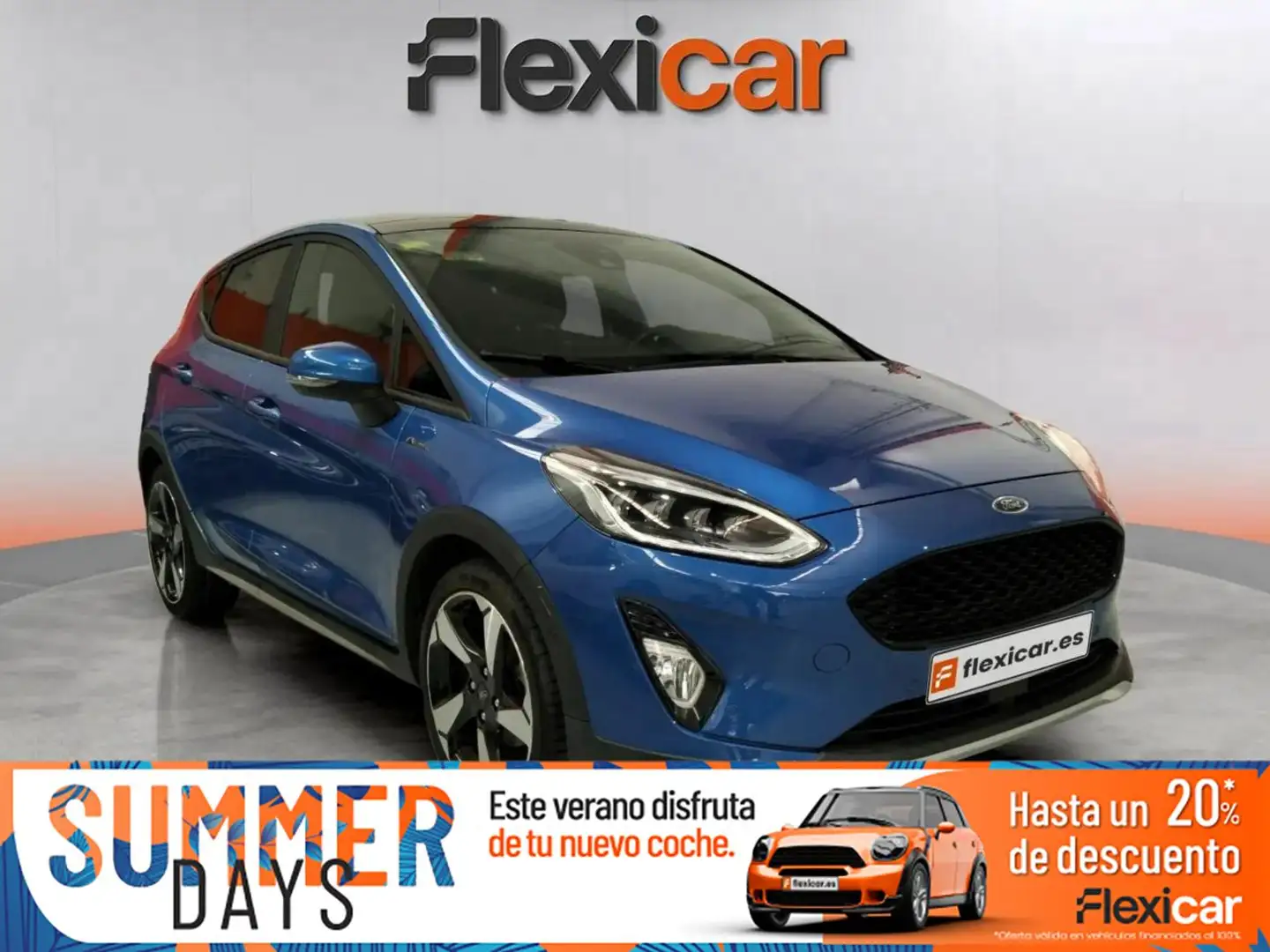 Ford Fiesta 1.5TDCi Active 85 Bleu - 1